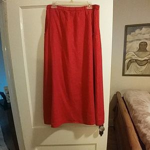Coldwater Creek linen skirt